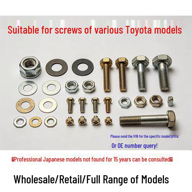 90119-C0238: Подходит для болтов сиденья и амортизатора Toyota Prado, Land Cruiser Prado, Highlander.