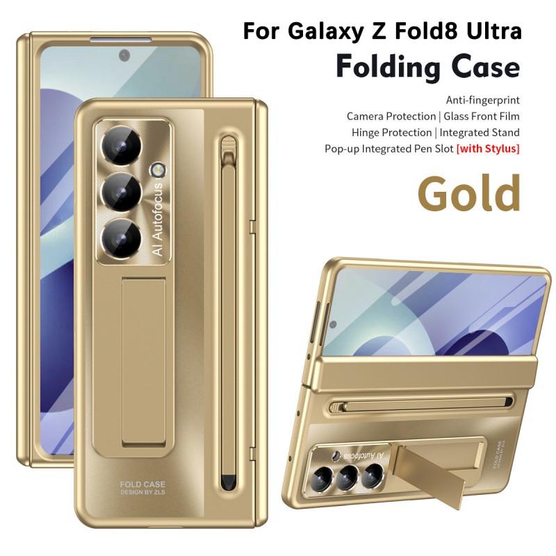 Z Fold 8 Ultra Case Foldable Phone With Pen Slot Screen Protector Shockproof Anti-fall Galaxy Series
