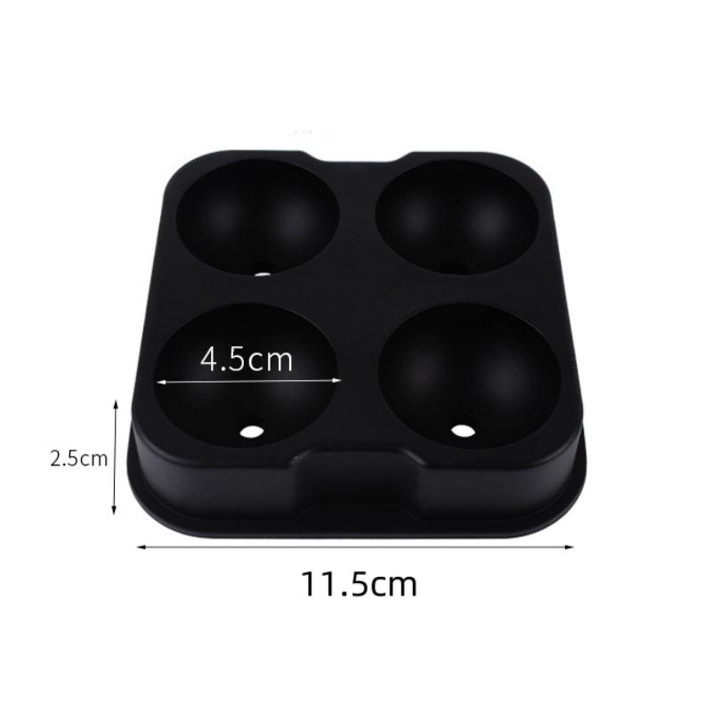 4 решетки Силиконовые формы для кубиков льда Форма для приготовления кубиков льда Квадратный поддон Форма для приготовления шариков льда Поддон для кубиков льда с крышкой для виски Форма для льда