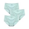 3 Pcs/Set Seamless Panties Silk Pamty Mid Waist Underwear Comfort Underpants Solid Invisible Briefs Female Lingerie