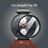 Для умных часов Amazfit Pop 3R ультра прозрачное полное покрытие 3D изогнутое покрытие мягкая пленка из ПММА защитная пленка для экрана-не закаленное стекло