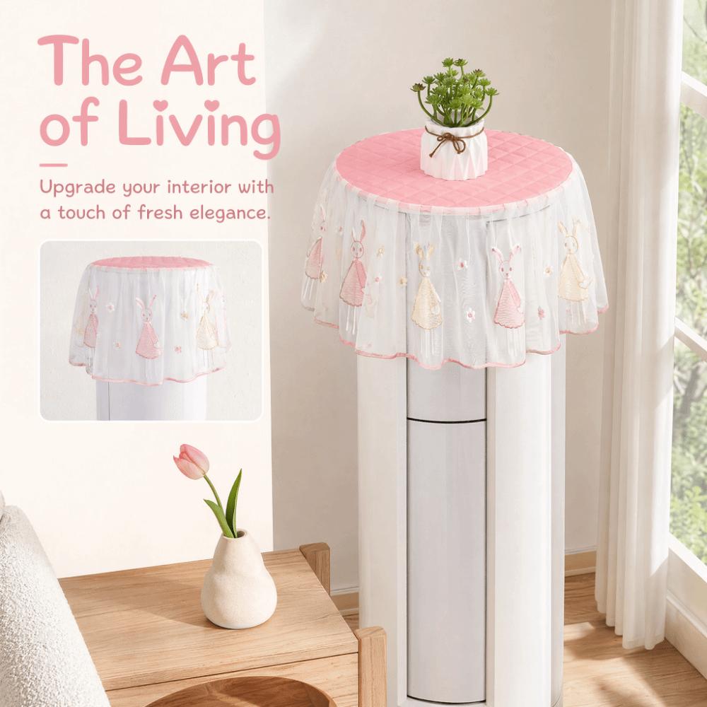 No Assemble Step Air Condition Cover Fresh Light Style Dust Shield Gear Bedroom Decor Match