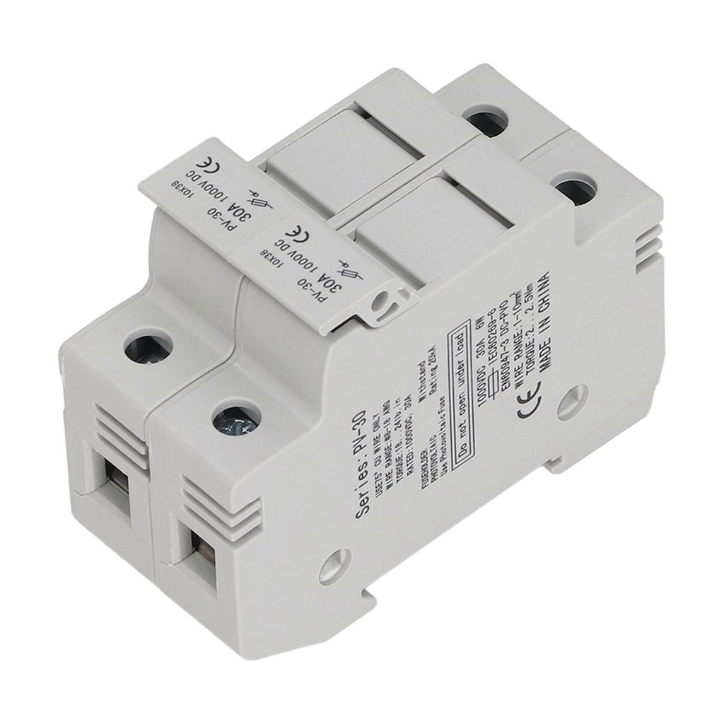 Держатель предохранителя Miniget 2 полюса 10A защитный корпус ABS фотоэлектрический держатель предохранителя база для защиты