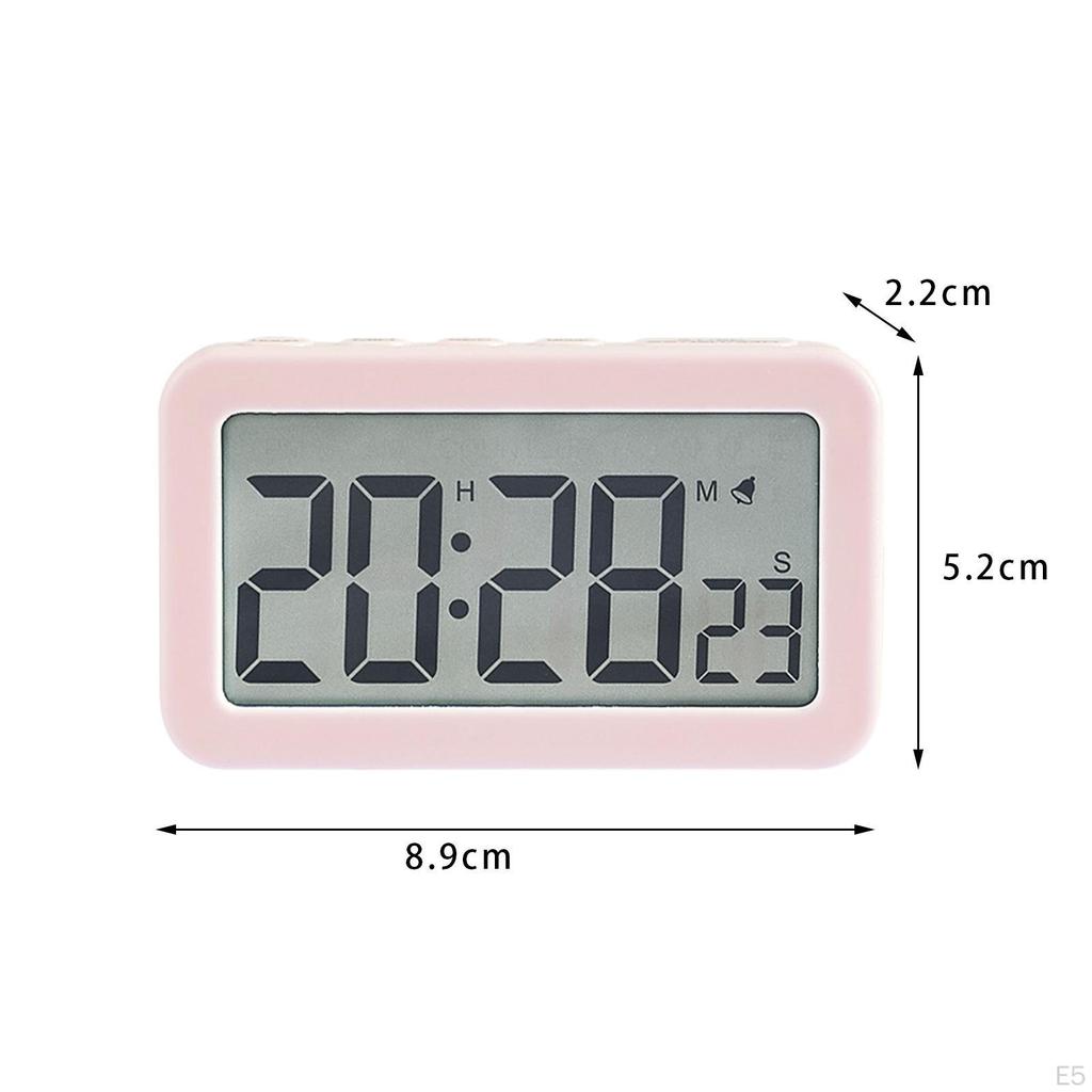 Compact Digital Clock with Timer - Ideal for Home and Office Use