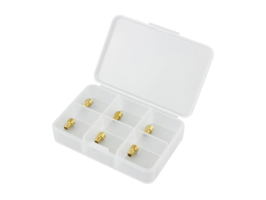 POSH 731001-10 Motorcycle Goods Main Jet Set 6 Oversize Main Jet Set Mikuni (Round and Small) (6X9)