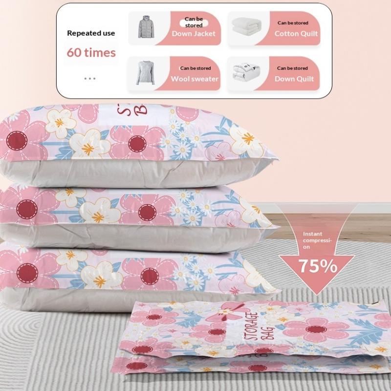 Вакуумный пакет для хранения, Экономичные пакеты, Компрессионные для одеял и покрывал, С герметичным замком, Одежда, Организатор для путешествий