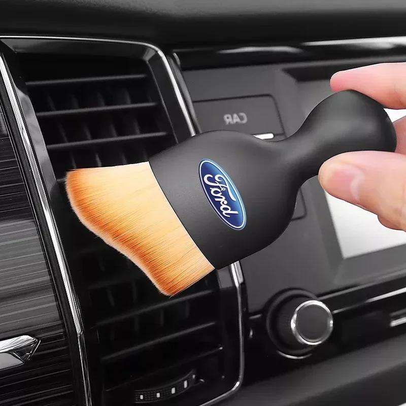 New 2026 Car Sticker For Ford Car Center Console Air Conditioning Outlet Cleaning Brush for Fords 2 3 4 5 MK 2 6 7 Ranger Fiesta