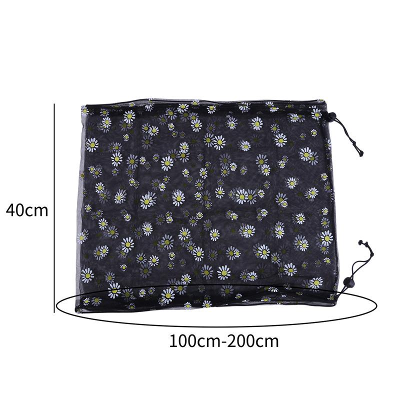 Universal Bird Cage Cover 360 Degrees Covering Bird Cage Mesh Net Elastic Birdcage Cover Soft Bird Seed Guard Skirt For Home