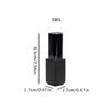 Портативный флакон для духов черный мини косметический контейнер пробник атомайзер стеклянный пустой многоразовый флакон для путешествий