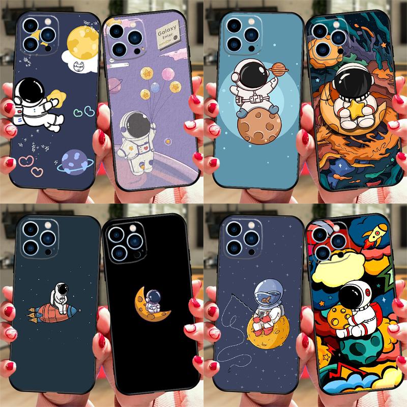 Милый чехол Звездный Астронавт Для Xiaomi Redmi Note 12 9 10 11 13 14 15 Pro Plus Чехол Для Redmi 13C 12C 10C 14C 15 C