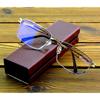 Half-rim Rectangle Business Progressive Multifocal Reading Glasses +0.75 To +4 See Near and Far