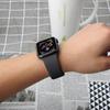 Силиконовый ремешок для Apple Watch Band 41 мм, 44 мм, 38 мм, 45 мм, 40 мм, 42 мм, дышащий ремешок для часов, браслет iWatch series 7, 6, 5, 4, 3, 2, 1