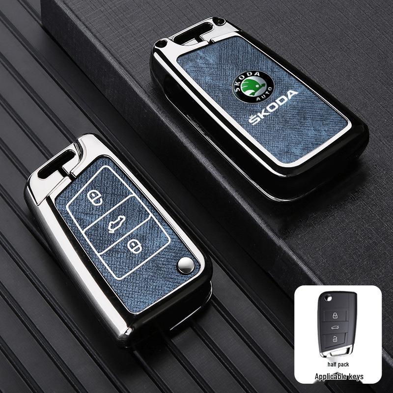 Чехол для ключа Skoda для моделей Octavia, Superb, Kamiq, Scala, Karoq, Yeti