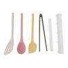 Набор кухонной утвари Интегрированные силиконовые кухонные принадлежности Лопатки Ложка Щипцы для еды и Хранение на крючках