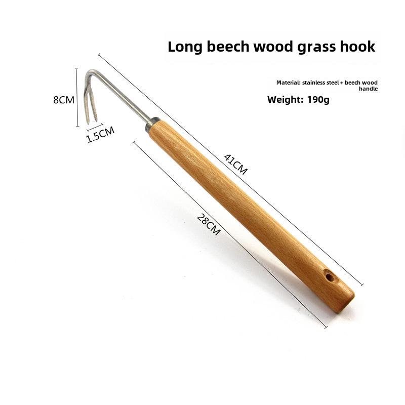 Набор садовых инструментов из нержавеющей стали для прополки и посадки