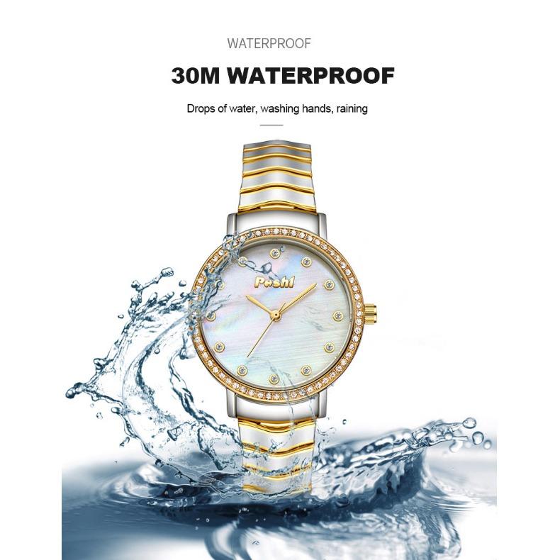 POSHI Star Series Нишевые кварцевые часы Легкие роскошные модные часы в стиле ретро Женские часы