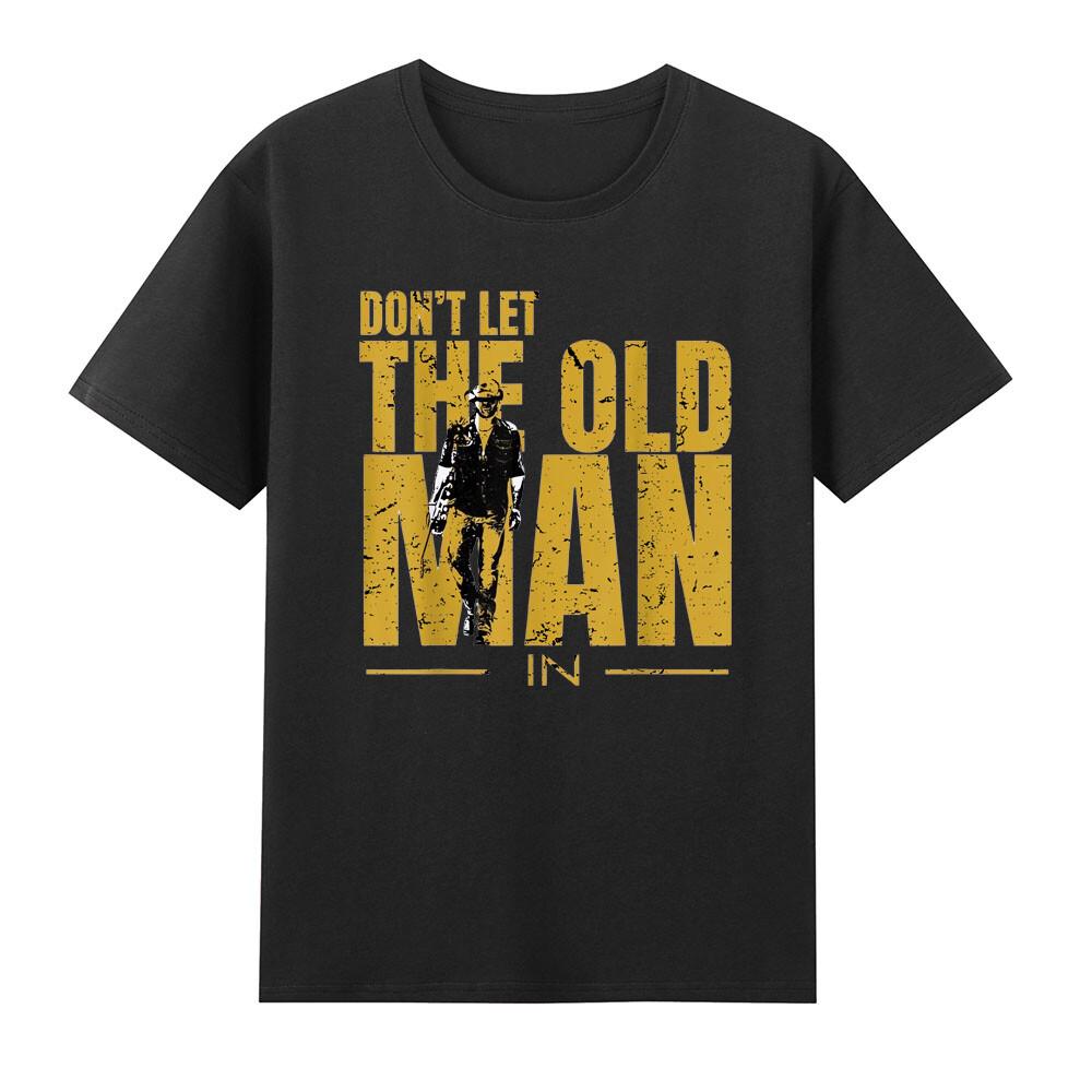 Dont Let The Old Unisex In Vintage Walking With A Guitar Saying Gift Unisexs TShirt