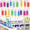 18 Set Back To School Crayon Hanging Swirls Decorations with Cutout Cards Welcome