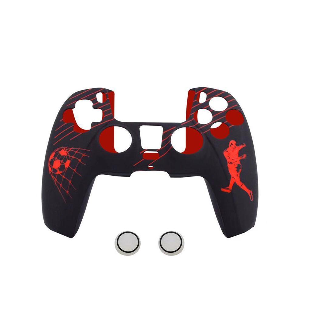 Spray PS5 Colorful Silicone Protective Cover Handle Cover Football Style