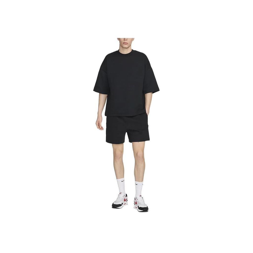Nike Спортивные шорты Air Solid Color Lace-Up Mid Rise Sports Casual Shorts Men shorts Black FN2160-010