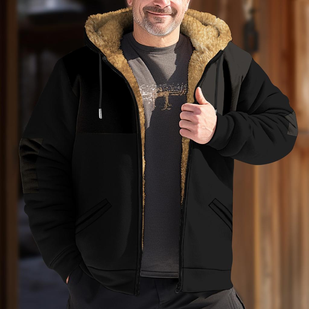 Мужская куртка с цветными блоками, мужская весенне-осенняя повседневная трендовая куртка на молнии с капюшоном