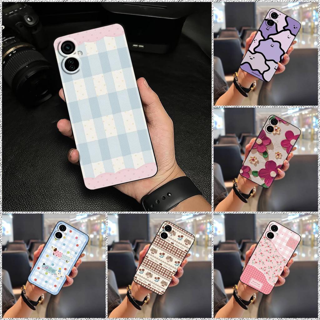 Silicone Cartoon Phone Case For Tecno Camon19/19Pro 4G Waterproof Graffiti Full Wrap Back Cover Phone Pouch Soft Case