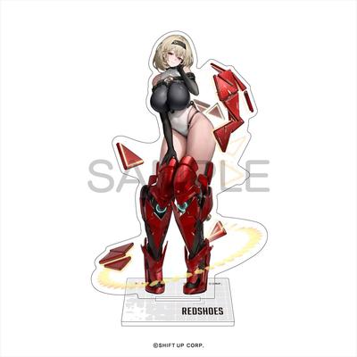 Algernon Products Богиня NIKKE Акриловая подставка Красные туфли H137 x Акриловая Победа Прибл.. W47-106мм