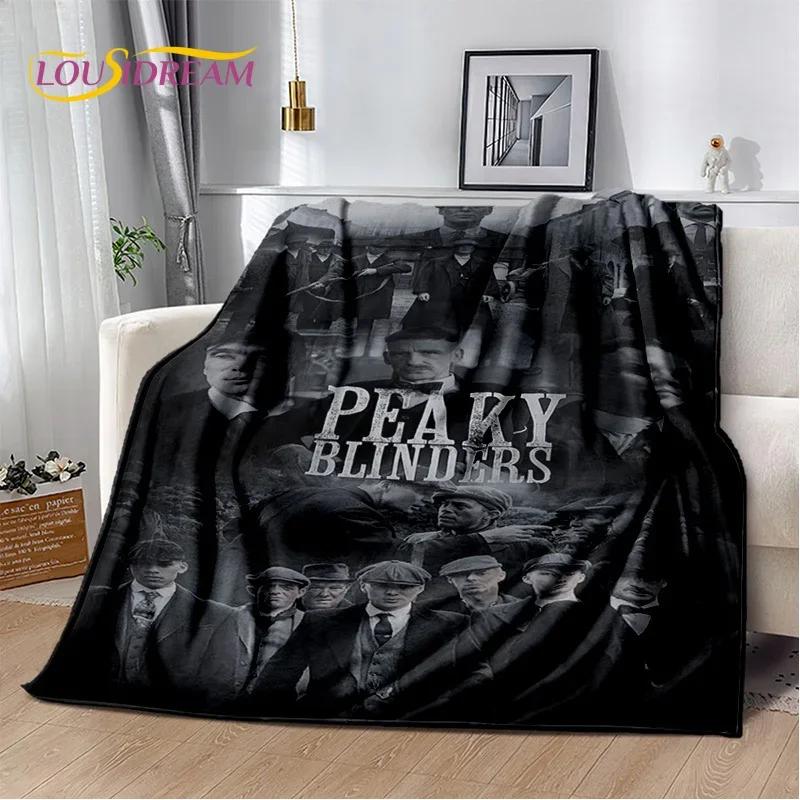 Новое мягкое одеяло Томми Шелби P-Peaky B-Blinders, Мягкий плед для дома, спальни, кровати, дивана, пикника, Покрытие для путешествий, Подарок