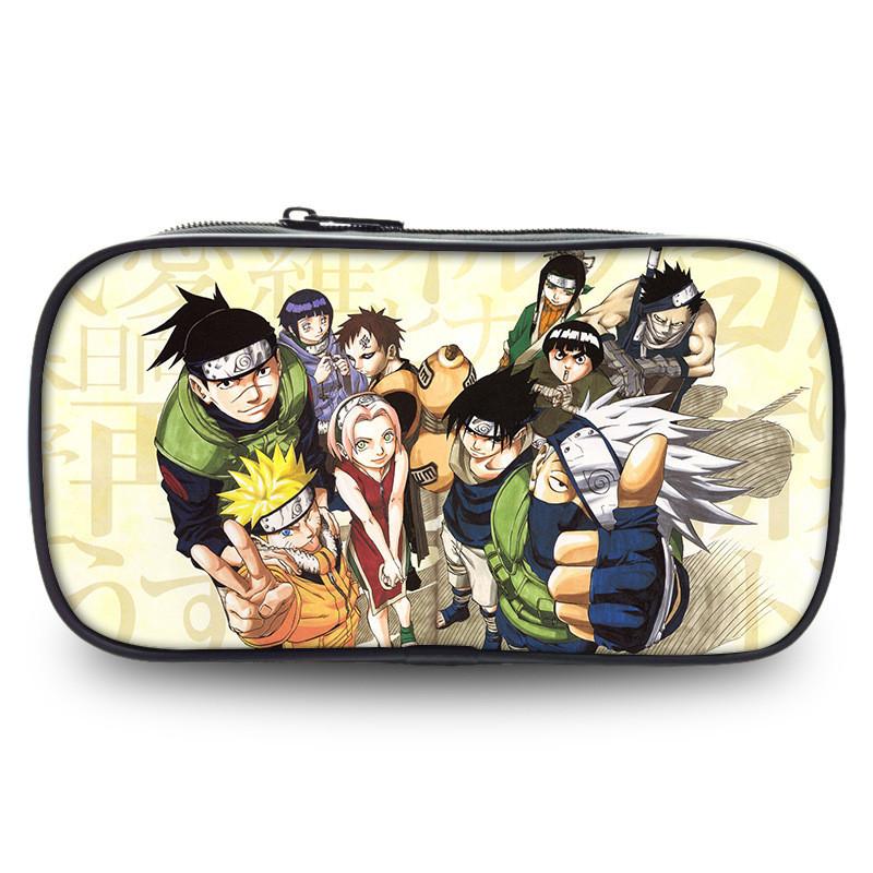 Naruto Anime Character Print Single Layer Stationery Storage Bagfor Students