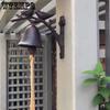 1PC Retro Metal Outdoor Courtyard Garden Front Door Porch Wall Hanging Bell Home Decor Handicraft Bell Wall Decoration