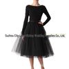 Elegant Five-Layer Tulle Half-Length Puffy Skirt - 65cm Long