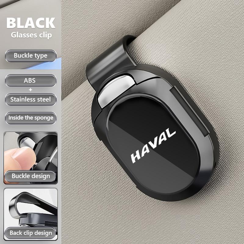 Car Sun Visor Eyeglasses Clip Card Ticket Holder Stand Fastener For Haval H6 F7 H9 H2 Jolion F7X F7H H5 H7 H2S H8 H3 H4 H1 F5 M4