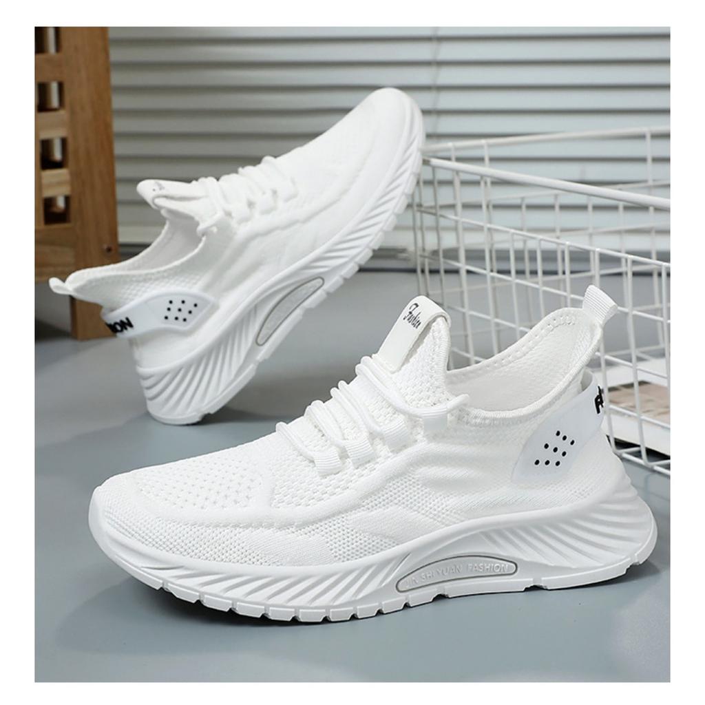 Женские летние летающие плетеные туфли, модная повседневная спортивная обувь, кроссовки с мягкой подошвой