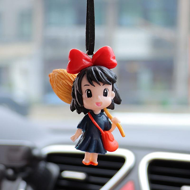 Автомобильный орнамент Аниме Девушка Автомобильные украшения для заднего вида Декор интерьера автомобиля Вешалка для заднего вида Авто Интерьерное украшение для внедорожника