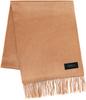 Supreme Quality Cashmere Basic Wave Cashmere Scarf Solid Color [Cashmee] 100% "ciel" (Camel (Y8612))