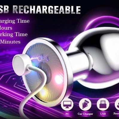 Remote control anal plug, vibrating anus, APP controlled vibration, anal development, metal adult toys for couples