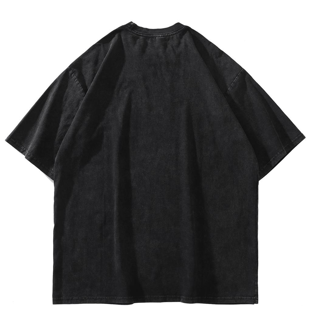 Streetwear PUBLIC ENEMY Graphic Black T-Shirt Cotton Unisex Tops Tees Summer Short Sleeves T Shirt