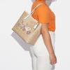 New COACH City Artificial Leather Tote Bag, Shopping Bag, Shoulder Bag, Handbag Tubas Women's Khaki CA607-IMOT4