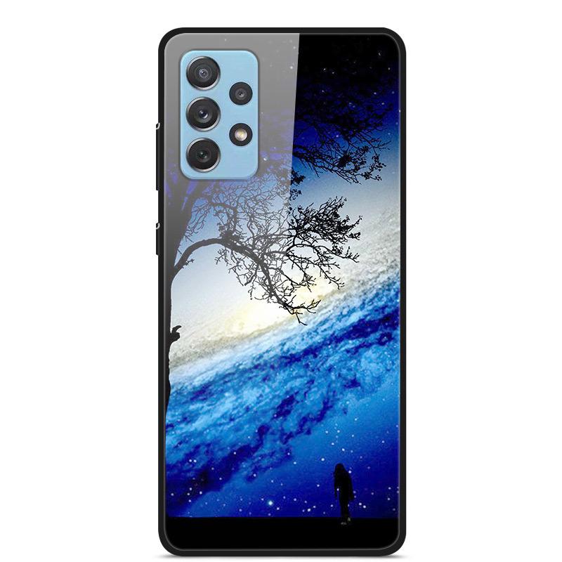 Закаленное Стекло Чехлы для Телефона для Samsung Galaxy A32 4G 5G Жесткие PC Fundas Задние Крышки для Galaxy A52 A52s A72 Оболочки Capa A 32 52 S