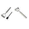 Sharp Blade for Apples Oranges Stainless Steel Vegetable Peeler, Dual 2 in 1 Peeler And Julienne Heavy Duty Slicer Potato Carrot, Ergonomic