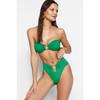 Низ бикини с высокой талией и зеленым аксессуаром Tbess22ba00001