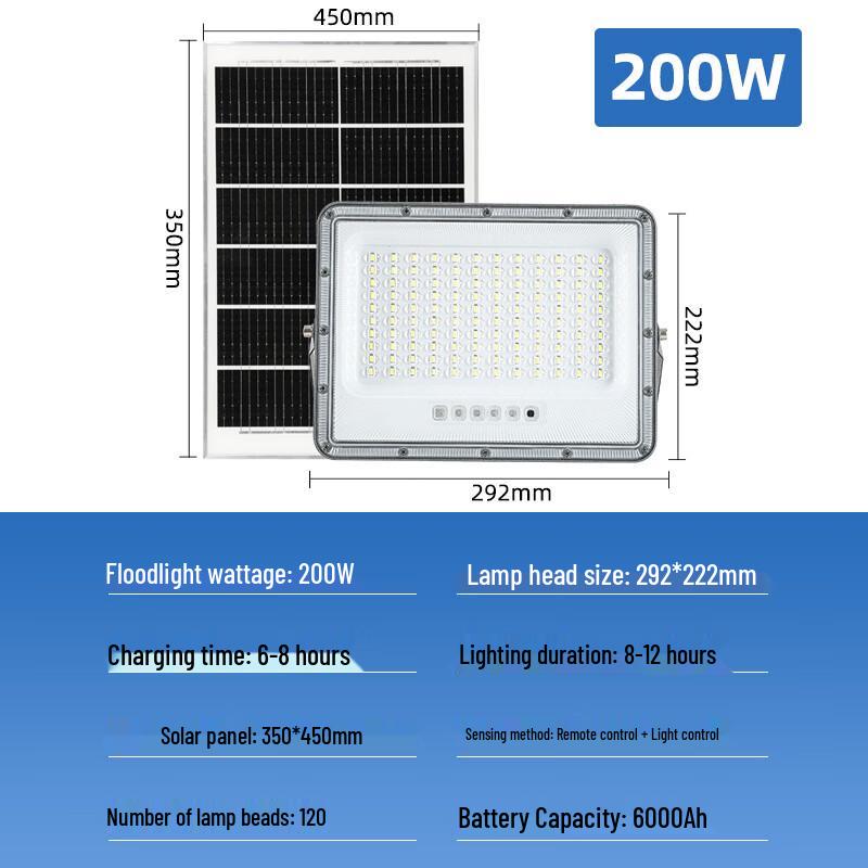 Уличный солнечный прожектор Nu Feng 200 Вт