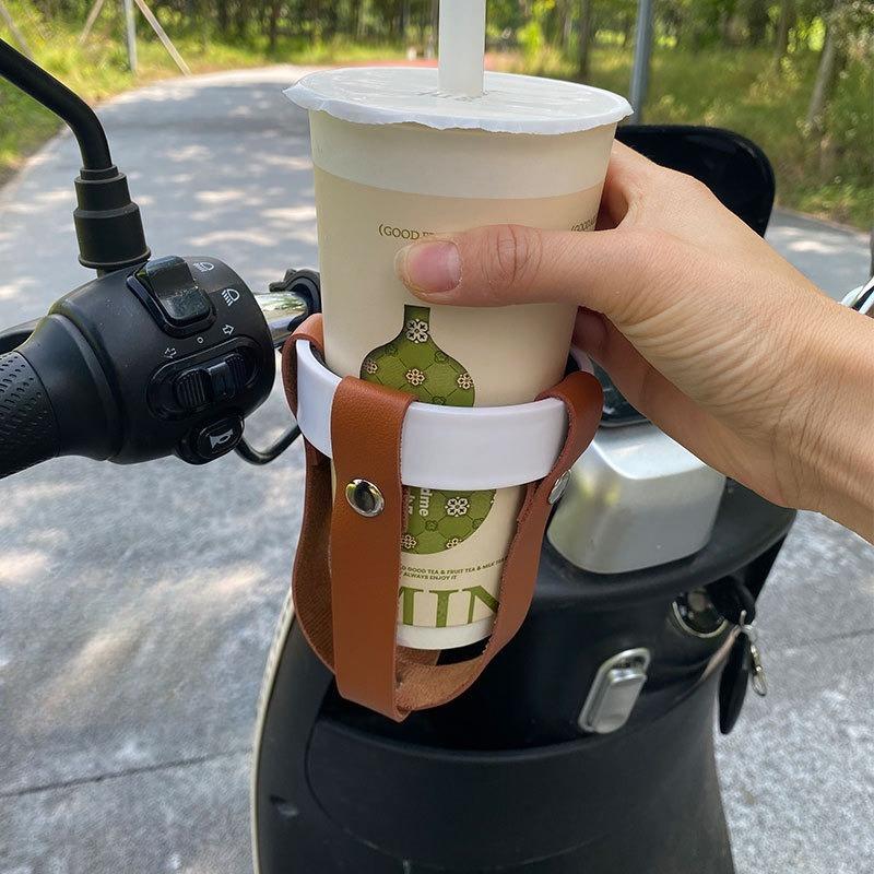 Universal Electric Bike Cup Holder Bicycle Drink Rack Motorcycle Coffee Bottle Bracket Clamp