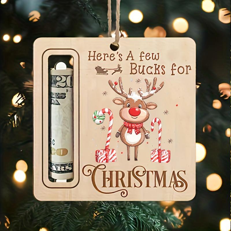 Рождественские украшения, кошелек-елка, милый кошелек, рождественские украшения, Санта Клаус, олень