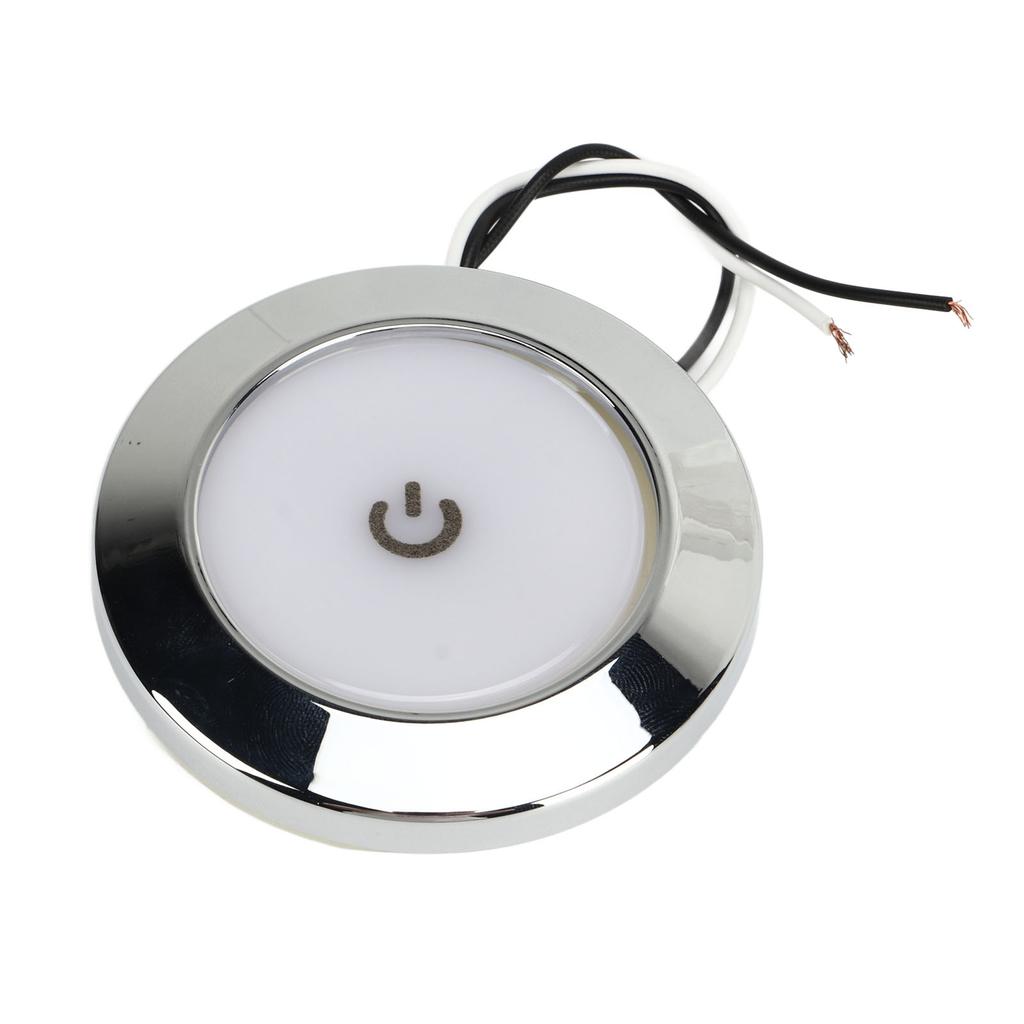 Автомобильный светильник для чтения 2,8 дюйма 24 В светодиодная подсветка с сенсорной кнопкой автомобильный интерьер для дома на колесах лодки фургона грузовика