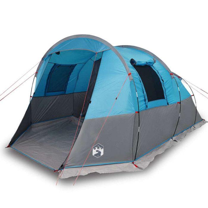 Tente de camping - vidaXL - Tunnel 4 personnes - Imperméable - E-port - Bonne ventilation