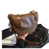 2024 New Spring Women's Saddle Bag Urban Minimalist Pu Shoulder Crossbody Bag Folded Design
