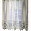 These Beautiful Lace Cafe Curtains Are Perfect for Narrow Blends Seamlessly Into Any Perfect for Short Windows. [Approx. 100x45cm] Off-white Room.