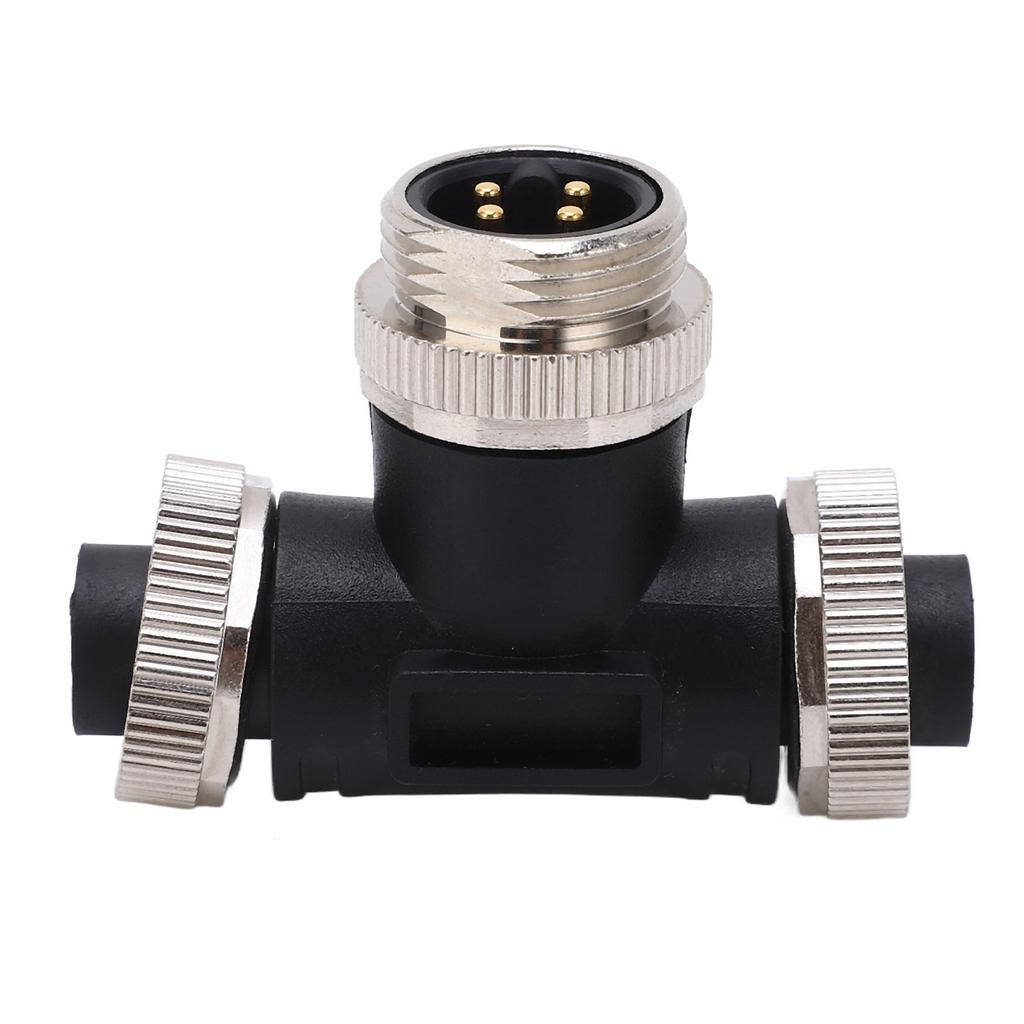 for NMEA 2000 T Connector 4 Pin IP67 Waterproof Backbone Drop Cables 3 Port Multiport Tee Terminator for Sensors