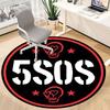 1pc 5SOS Band Chair Carpet for Office Non Slip, Lightweight, Machine Washable Rug for Office Holiday Decor